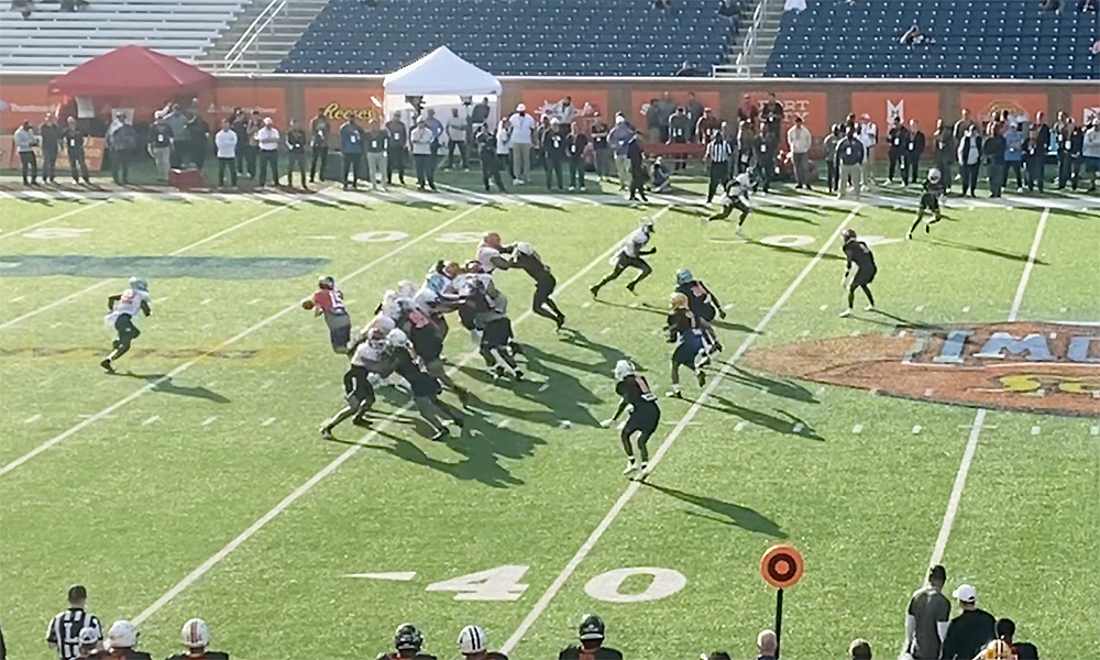 Senior Bowl practice...