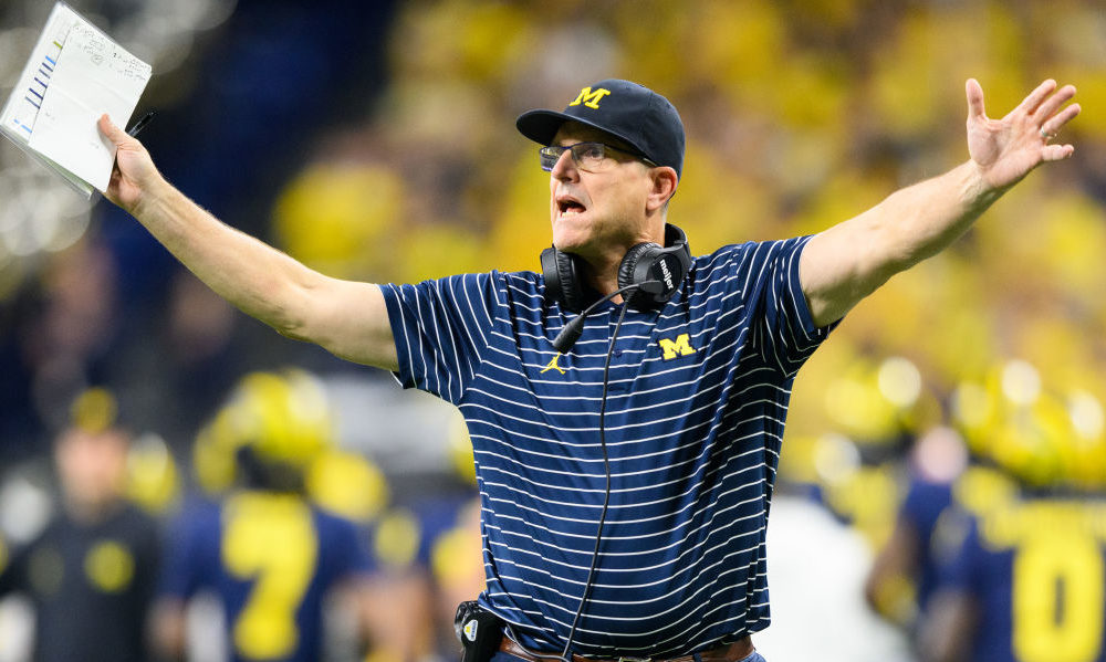 Jim Harbaugh...