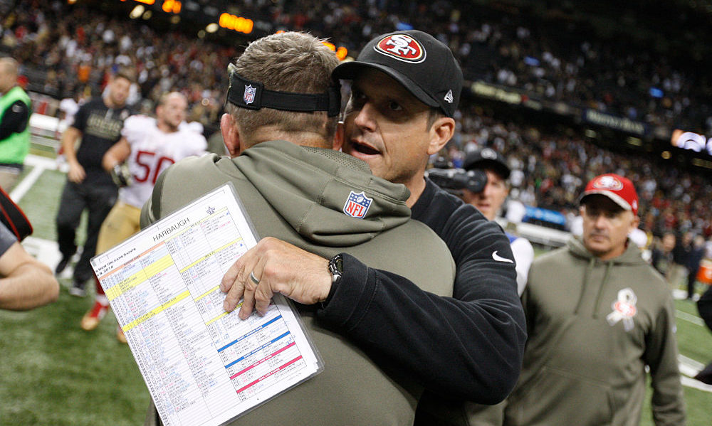 Jim Harbaugh Sean Payton...