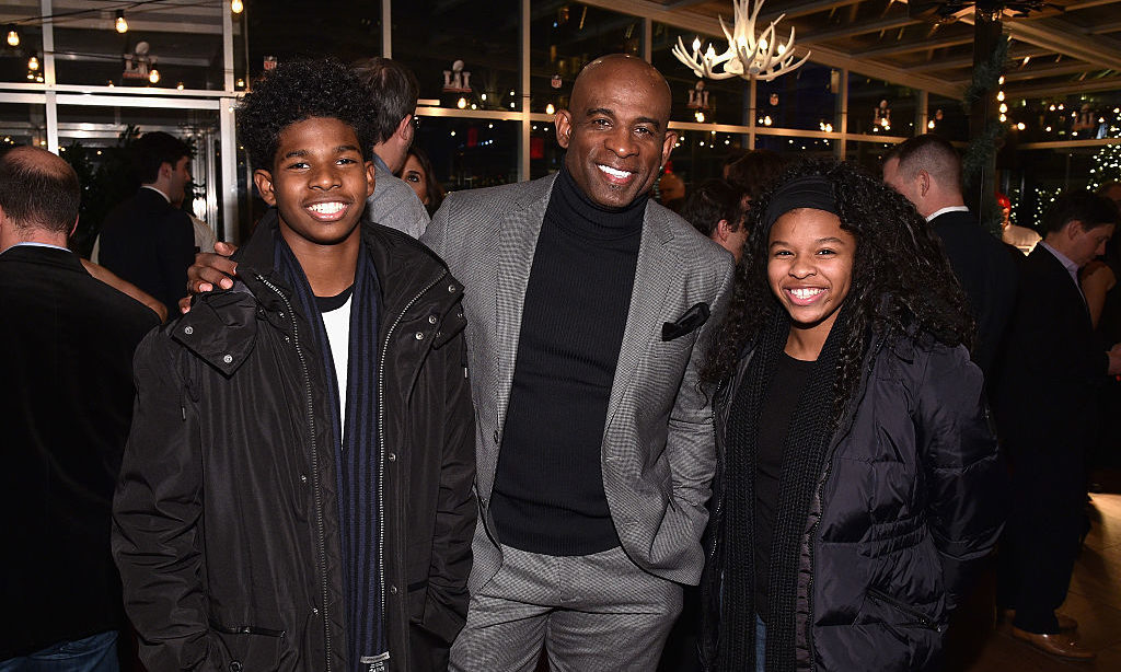 Shedeur Sanders, Deion Sanders and Shelomi Sanders...