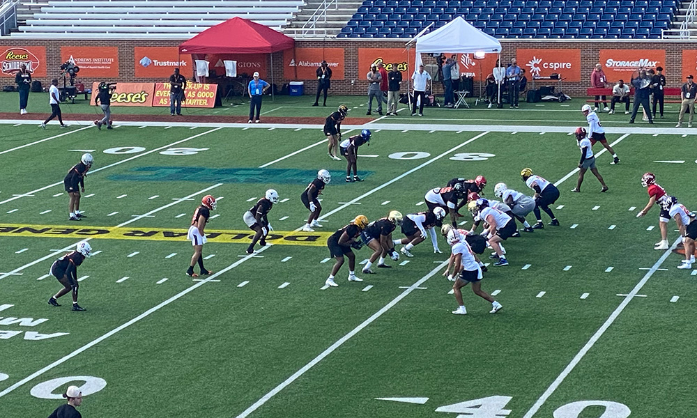National Team at the Senior Bowl...