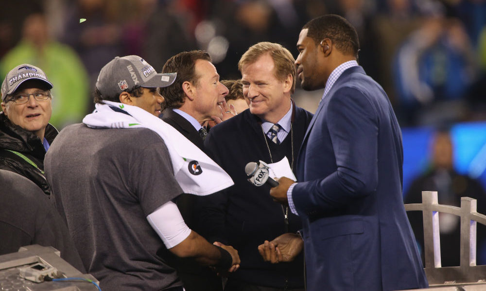 Russell Wilson Roger Goodell...
