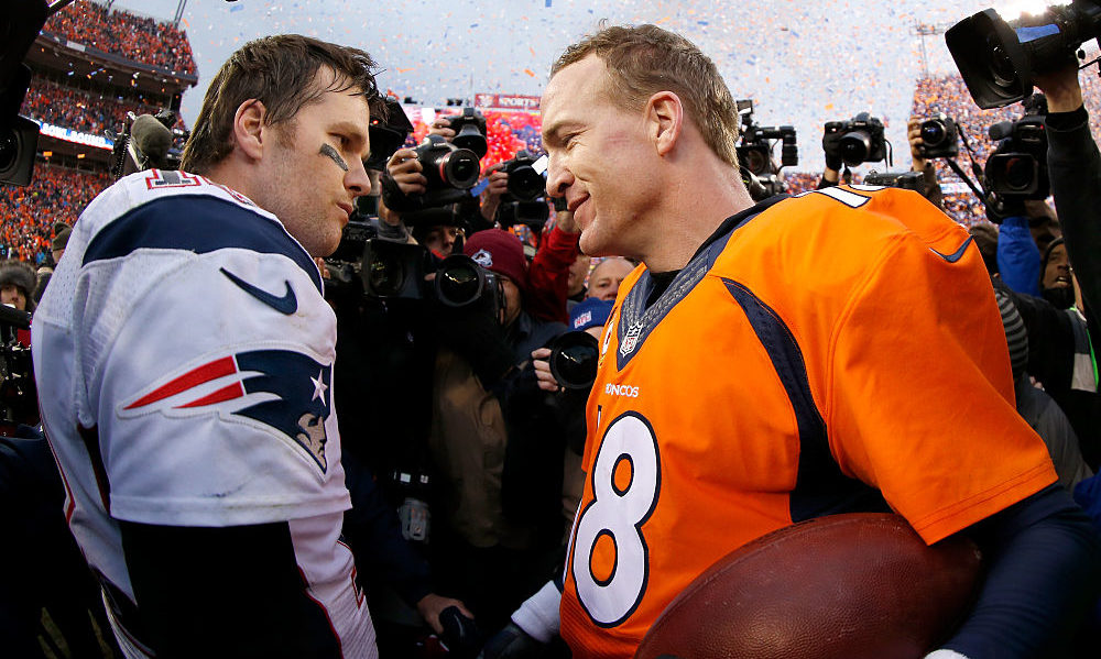 Peyton Manning Tom Brady Super Bowl...