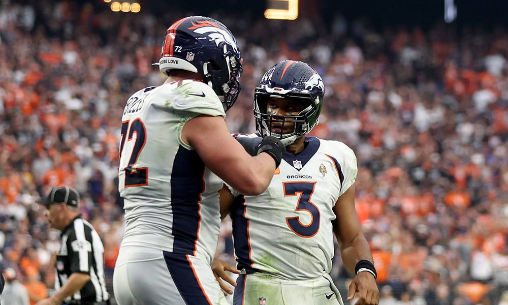 Garett Bolles and Russell Wilson...