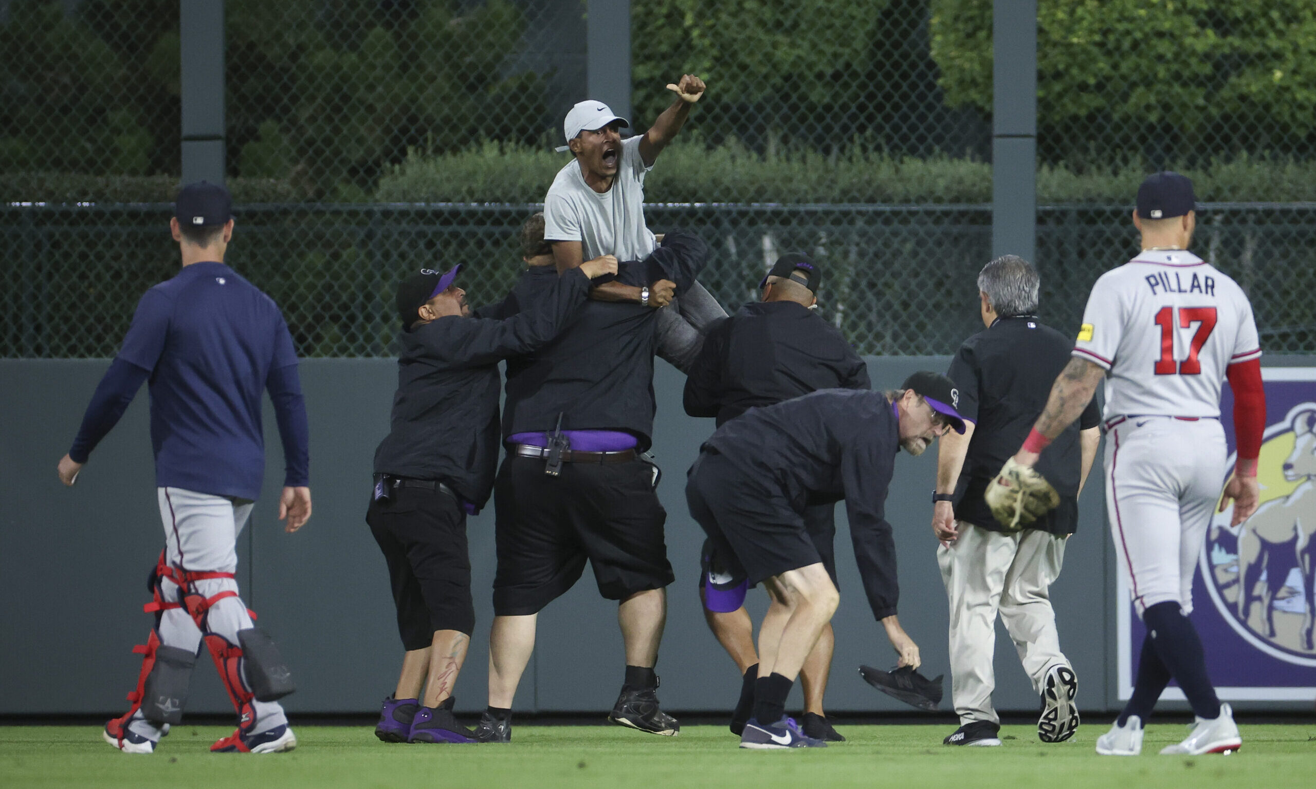 Fan on Coors Field...