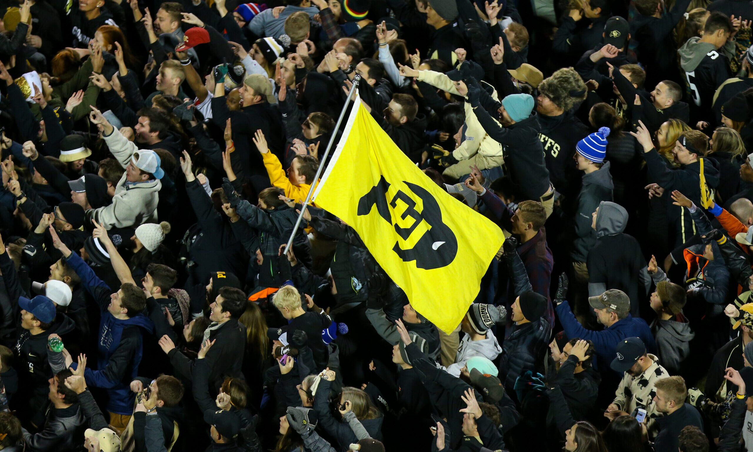 Colorado Buffaloes students...