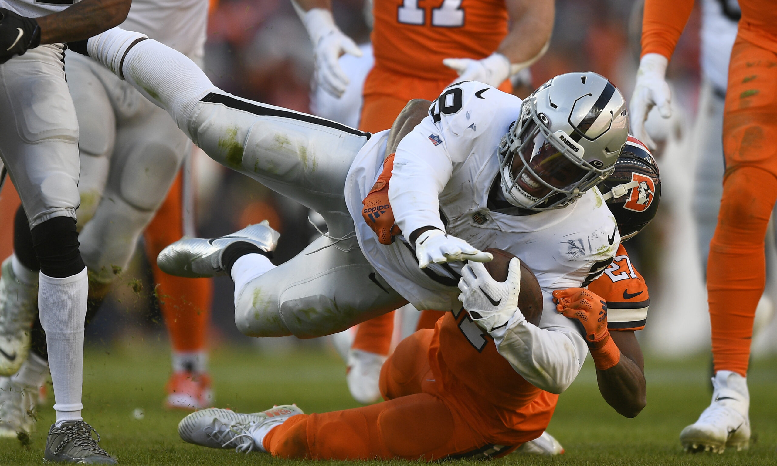 Denver Broncos against the Las Vegas Raiders...