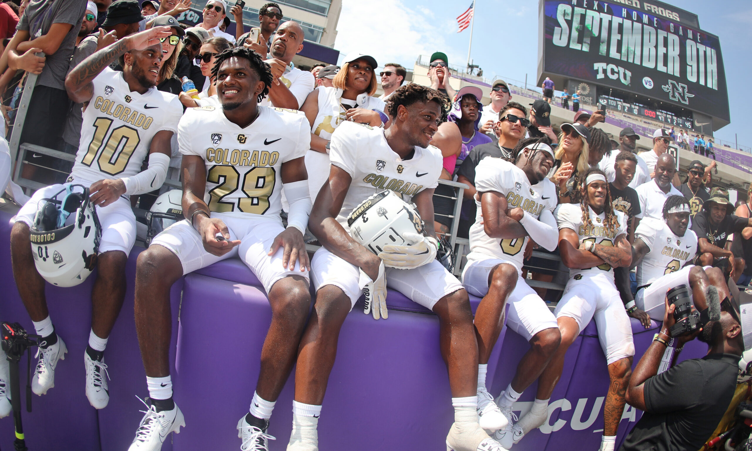 Colorado Buffaloes upset over TCU Horned Frogs...