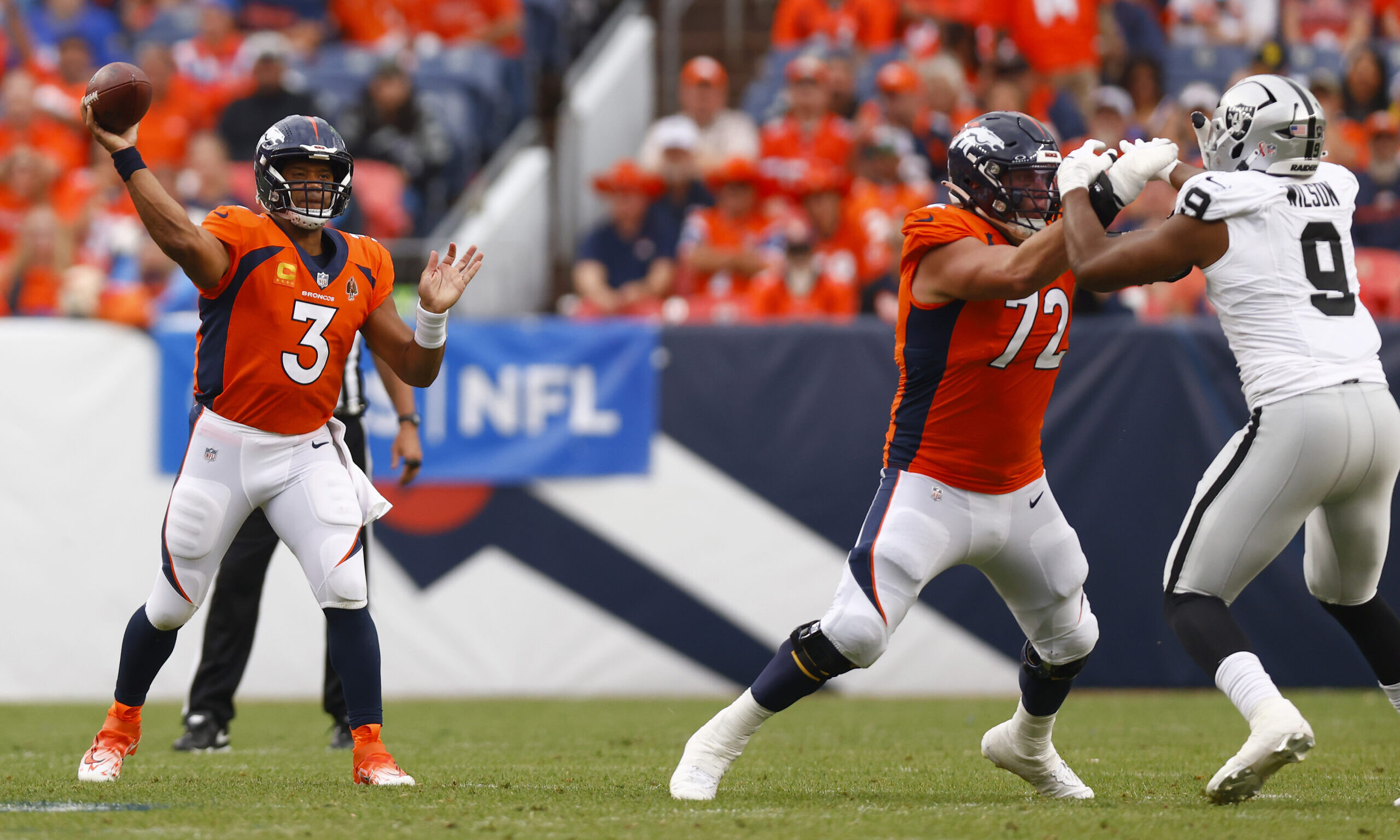 Russell Wilson of the Denver Broncos...