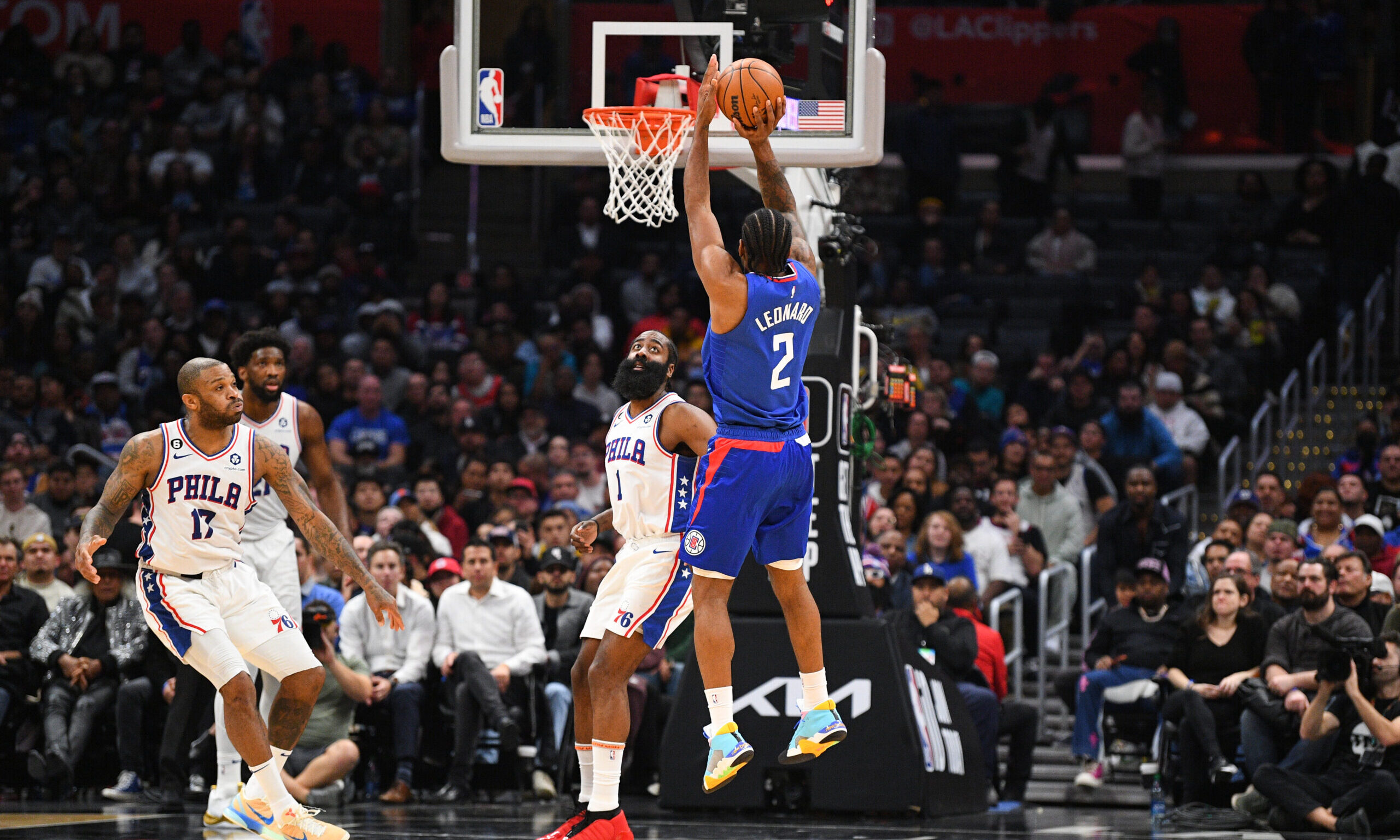 James Harden against the Los Angeles Clippers...