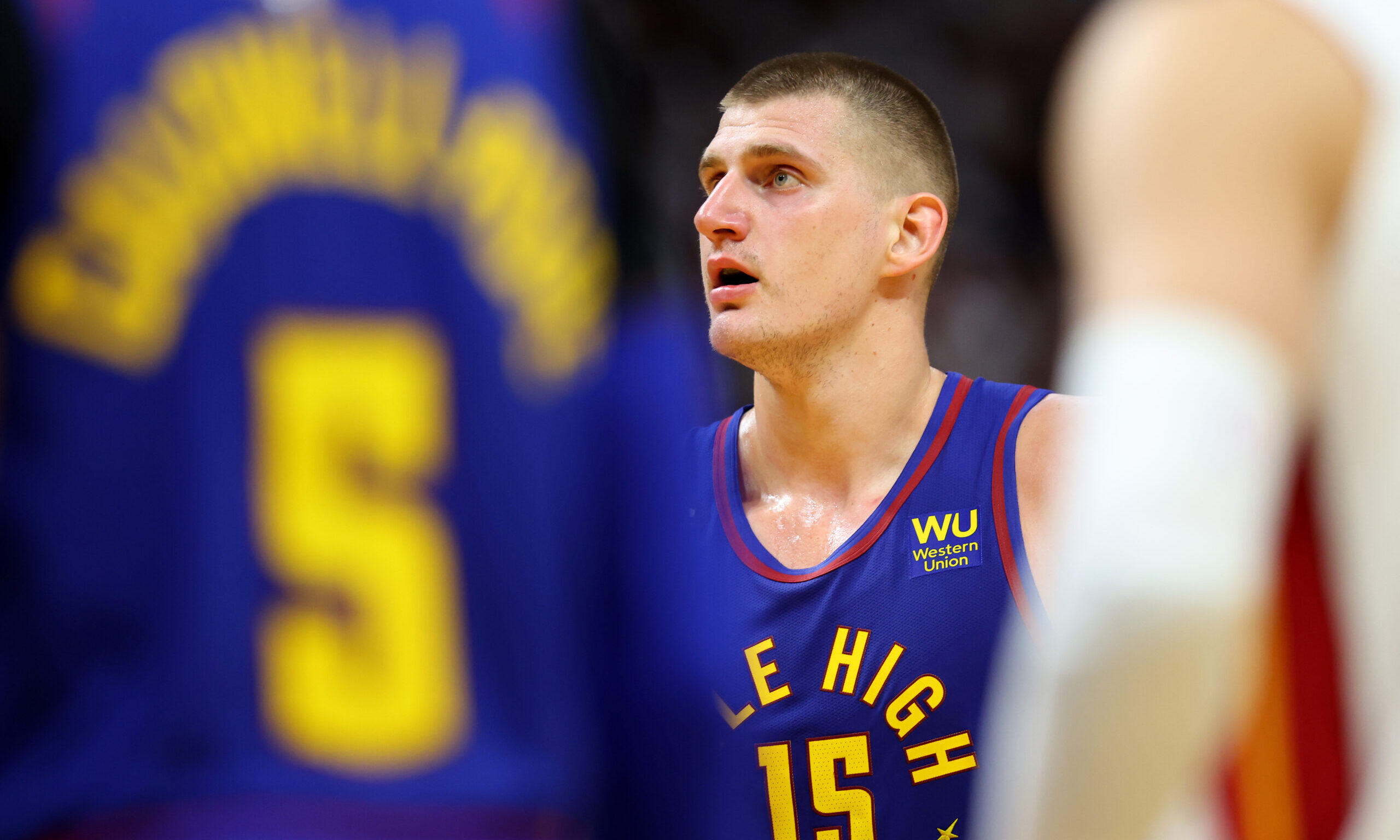 Nikola Jokic of the Denver Nuggets...