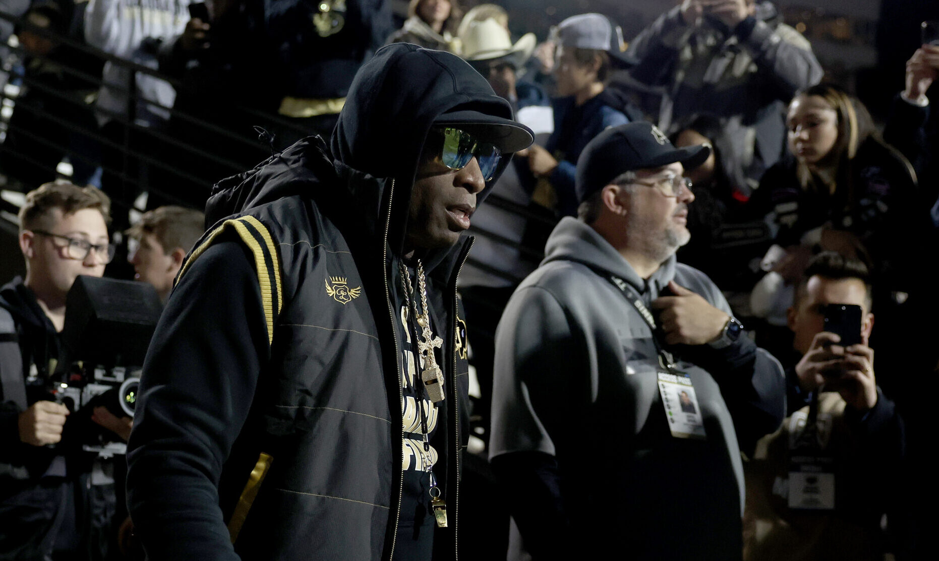Deion Sanders head coach of the Colorado Buffaloes...