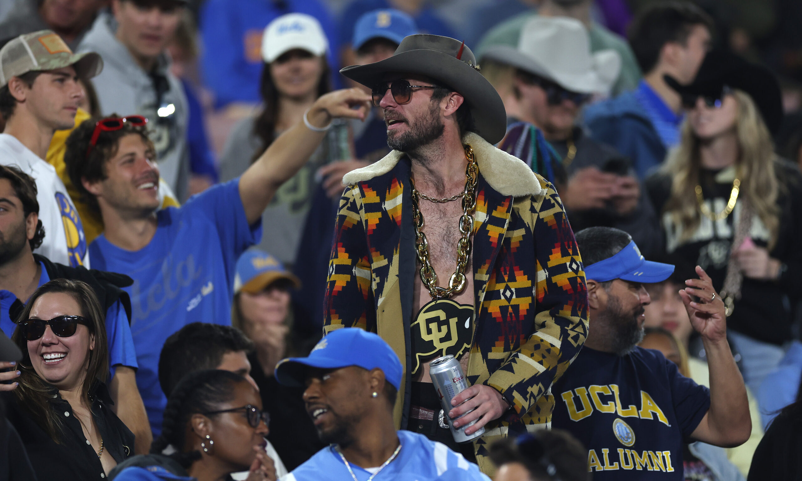 CU Buffs fan at UCLA...