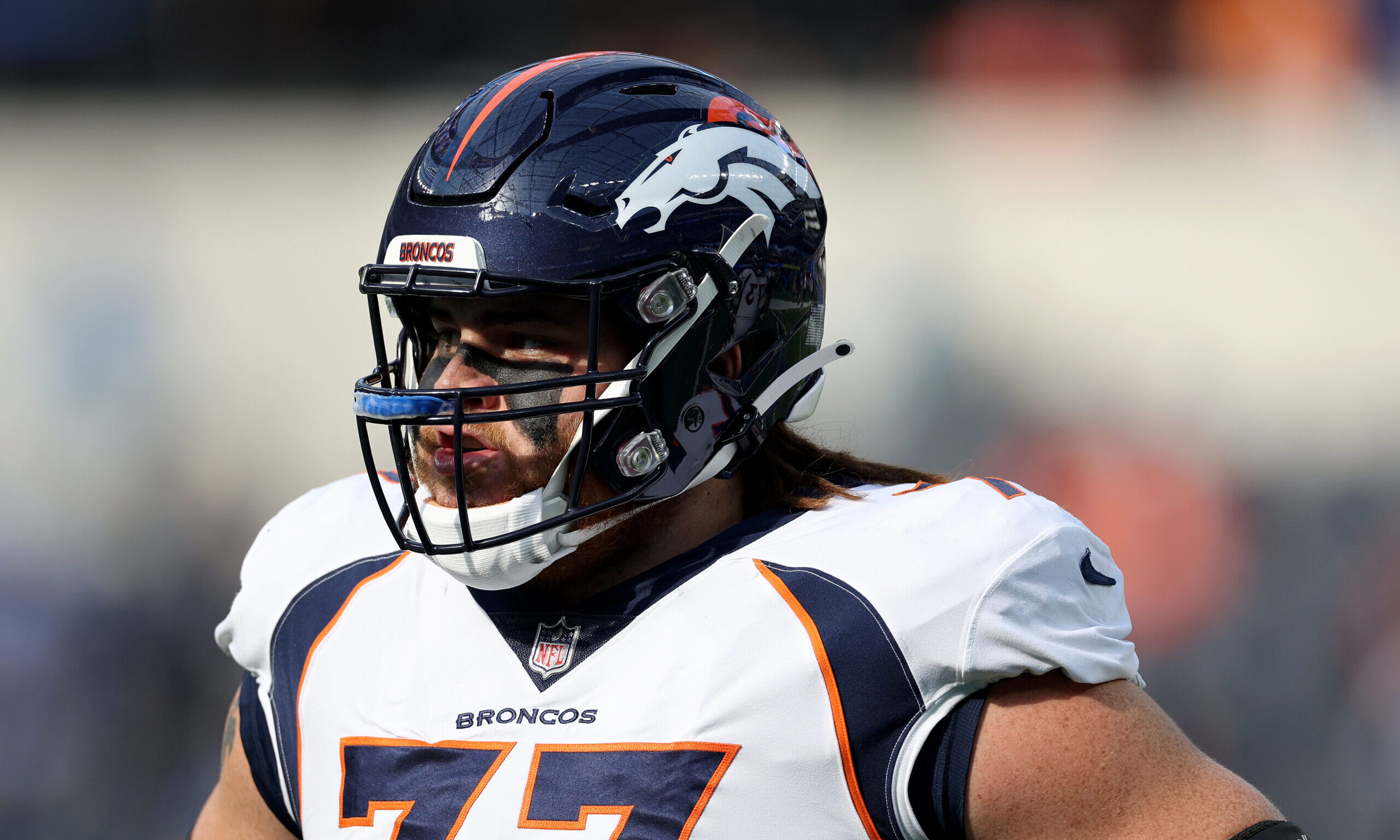 Quinn Meinerz of the Denver Broncos...