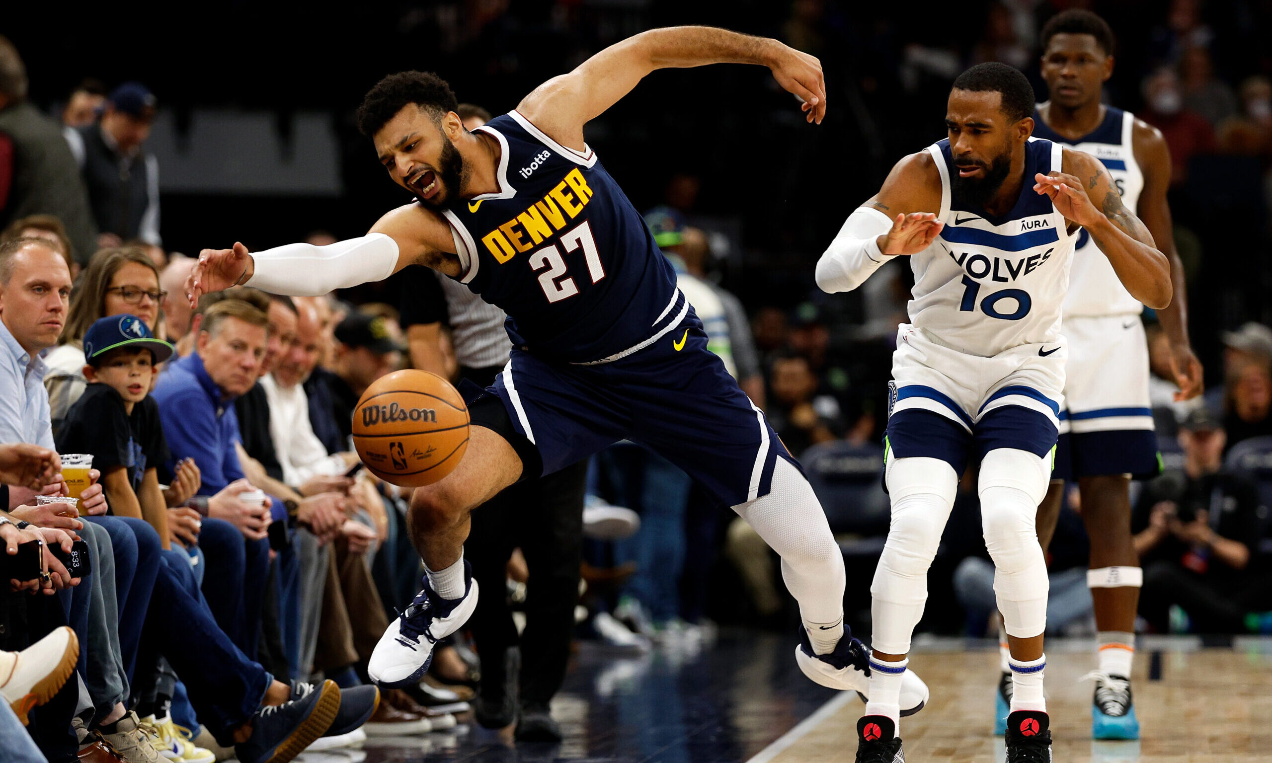 Jamal Murray of the Denver Nuggets...