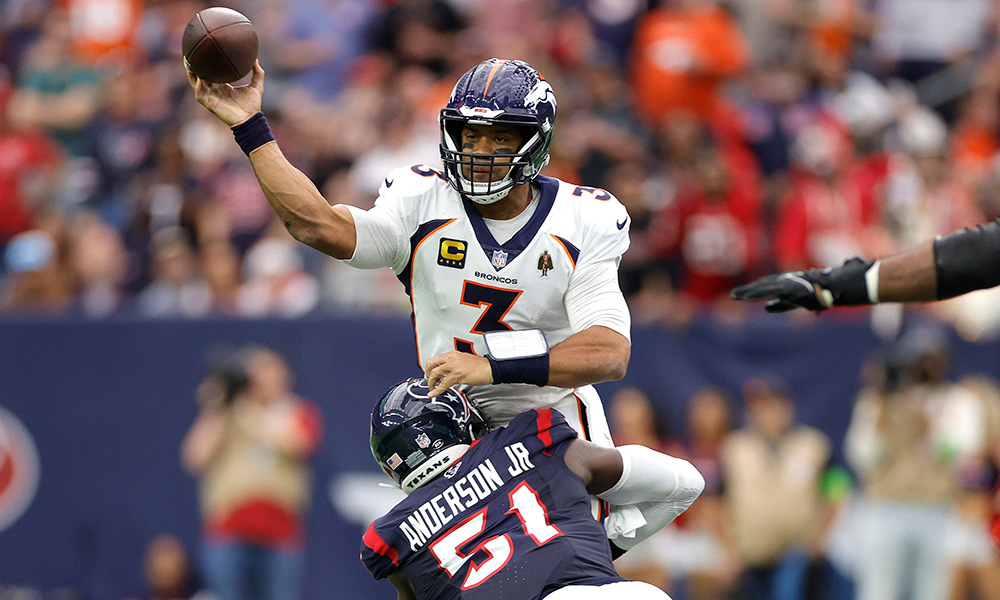 Broncos Russell Wilson...