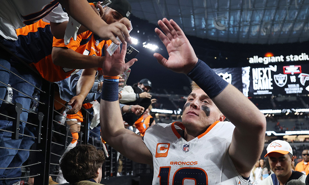Broncos QB Bo Nix...